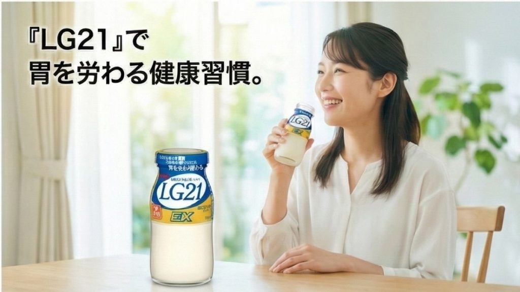 広島の子育て世代に選ばれている明治LG21ヨーグルトを自宅で飲んで胃をやさしく労わる習慣